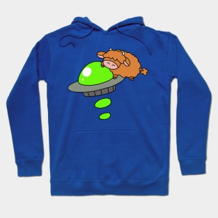 UFO Highland Cow Hoodie